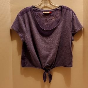SO Authentic Lavender top, M